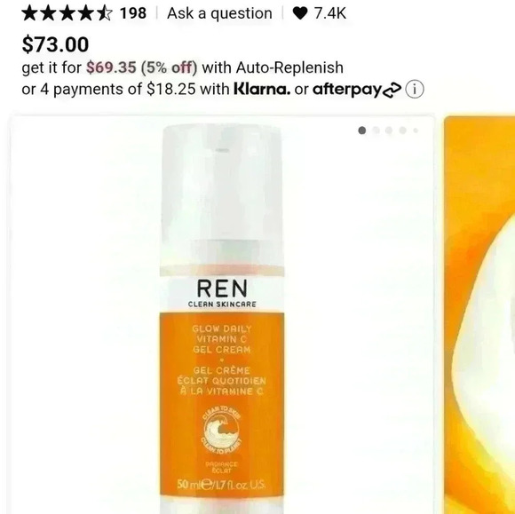 Ren - glow daily vitamin C gel  cream - Picture 4 of 4